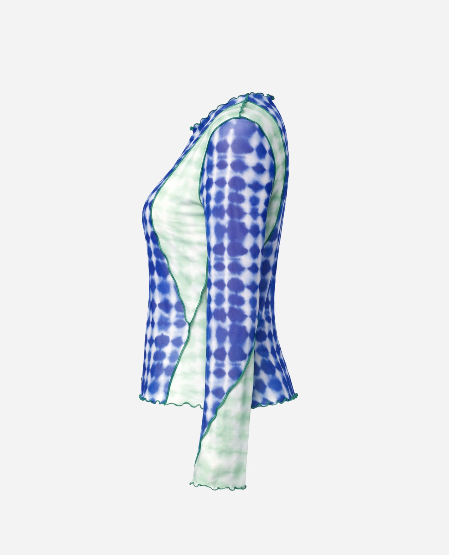 Top Zara Mesh Tie-Dye