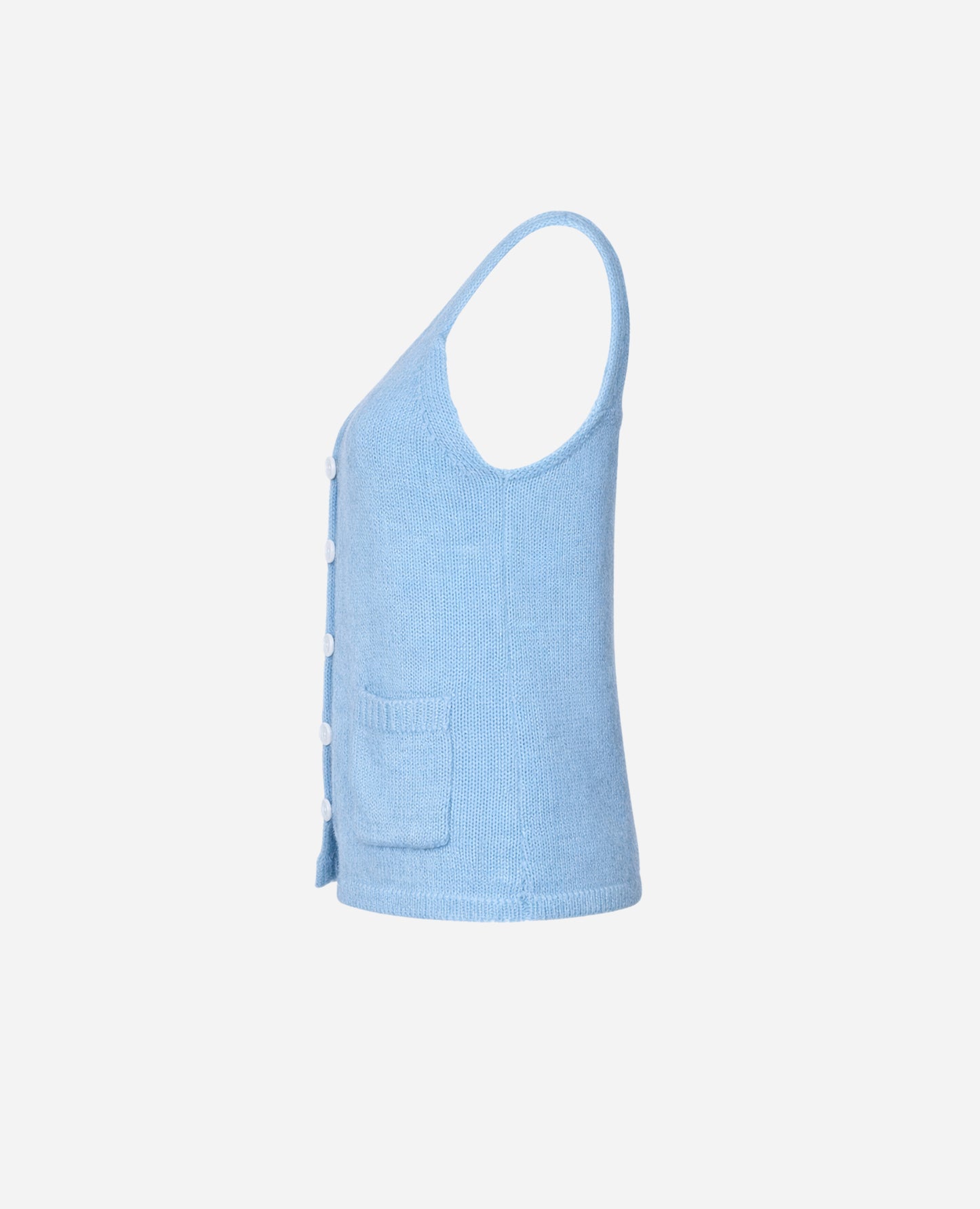 Vest Blue Light Knit