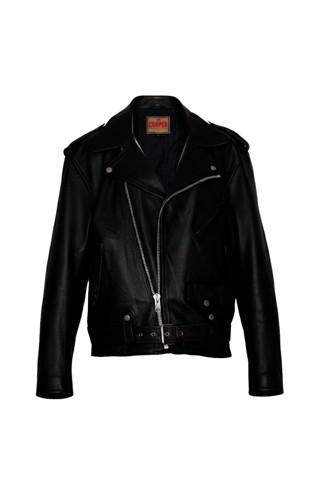 Vintage Cooper Leather Biker Jacket