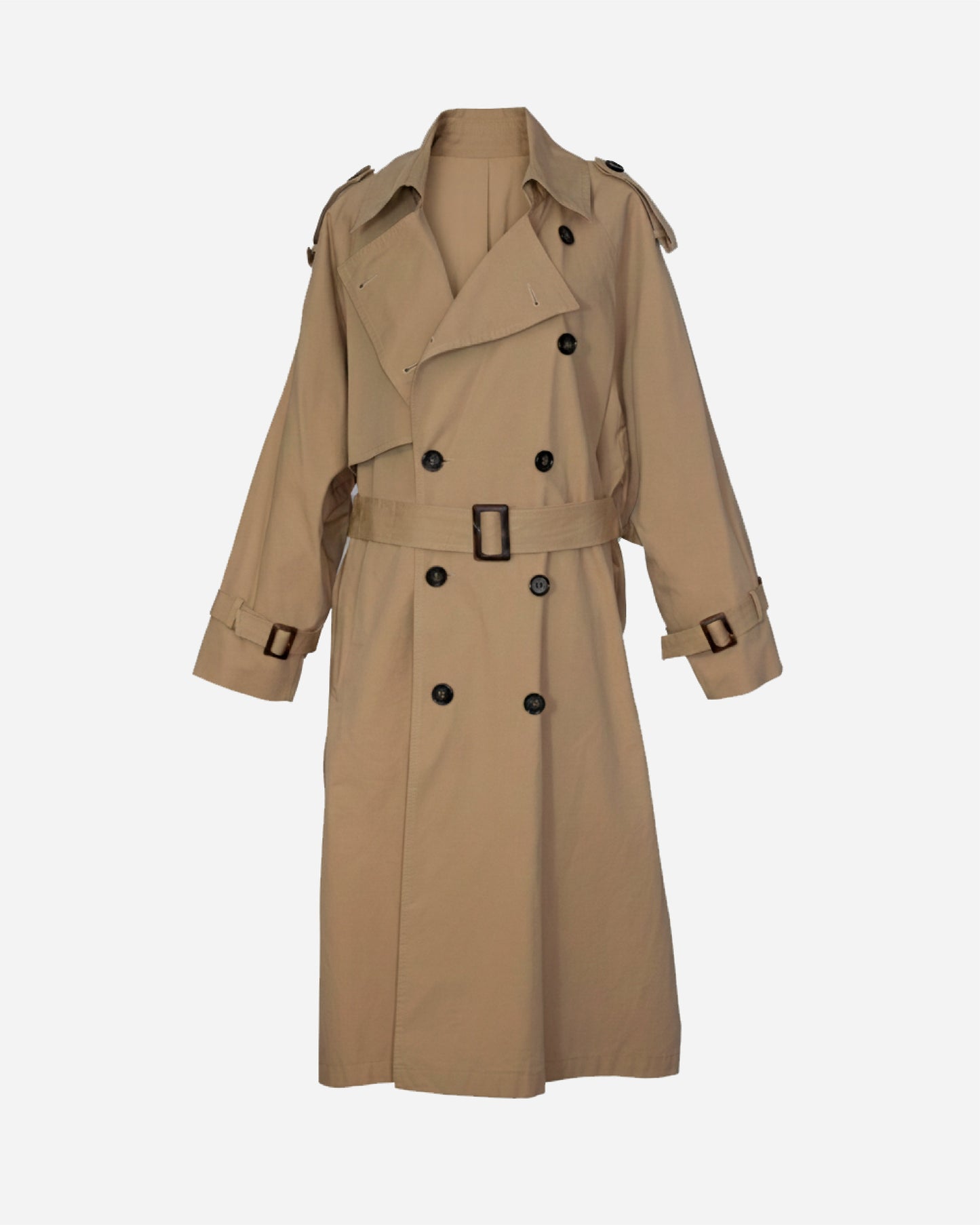 Stunning Trench Coat Beige Clásico
