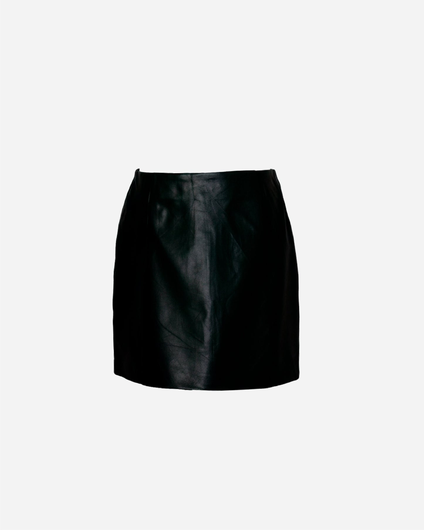 New Look Faux Leather Mini Skirt