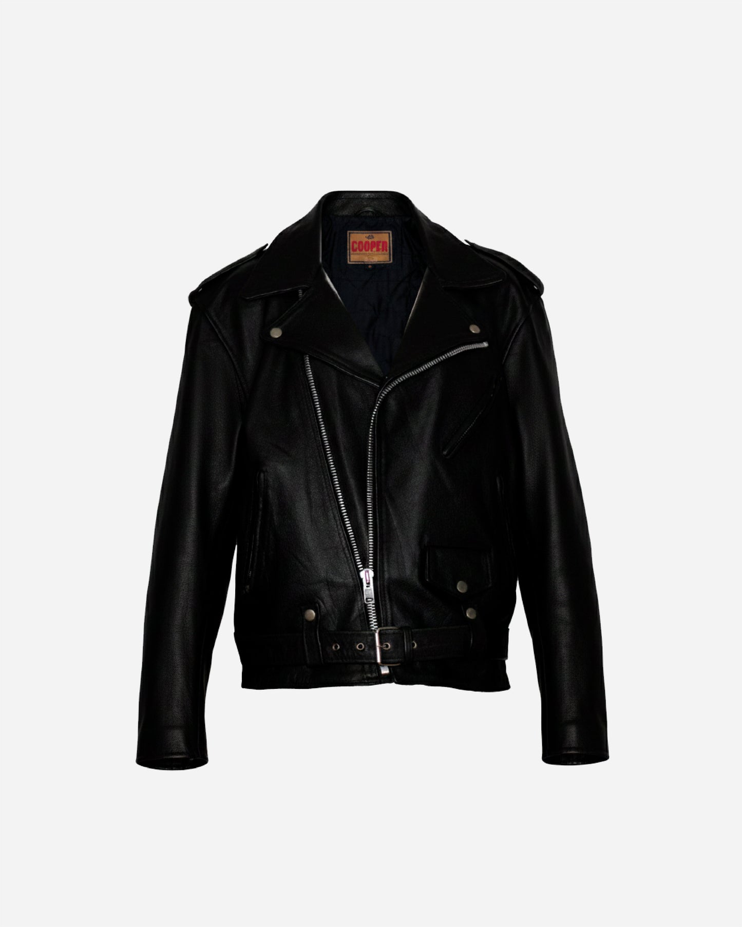 Vintage Cooper Leather Biker Jacket