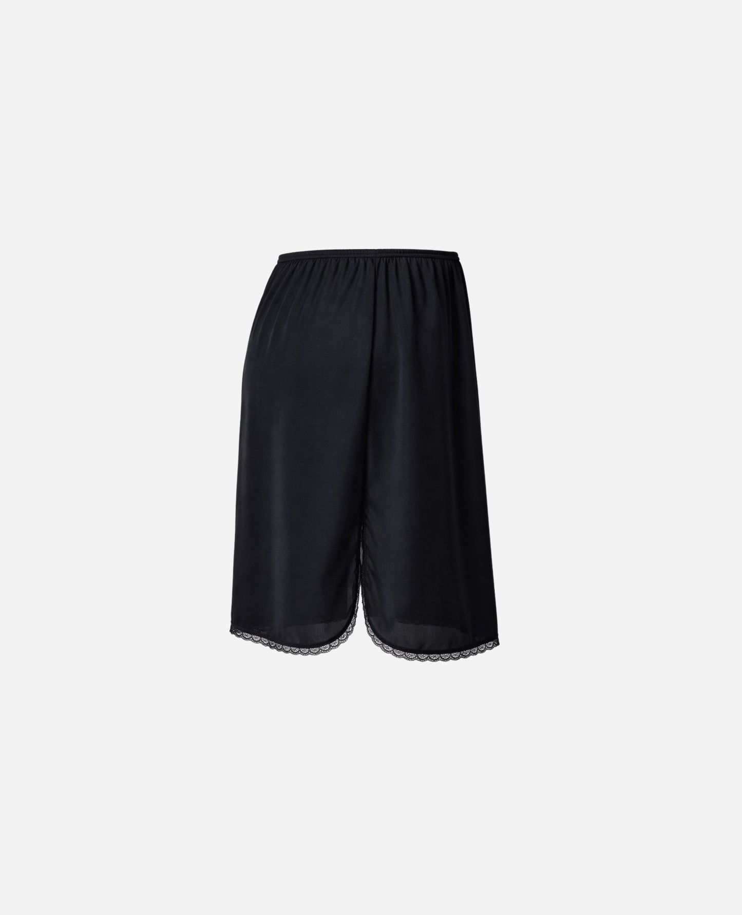 Falda Slip Ivory Sheer de  Vassarette Negra