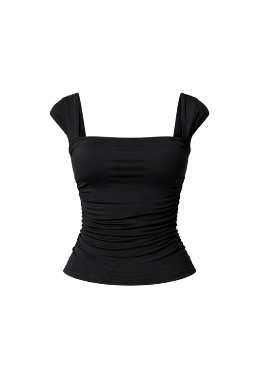 Body Top Ruched Negro