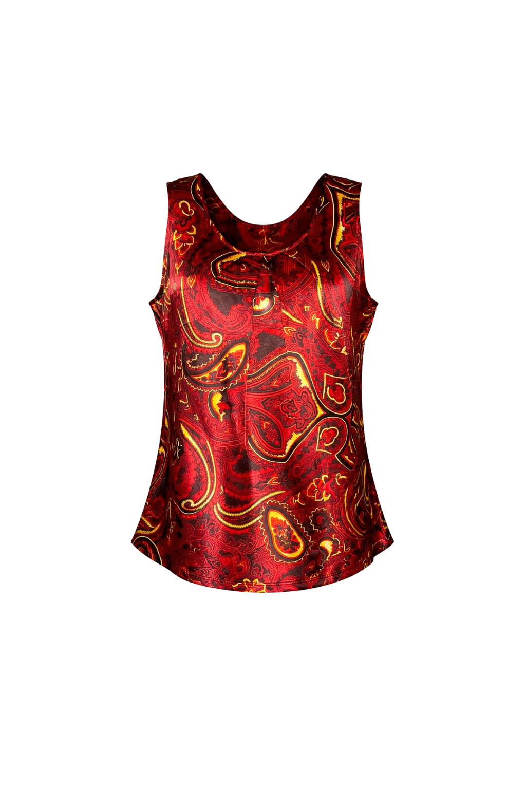 Blusa Jones New York Paisley Burgundy Petite