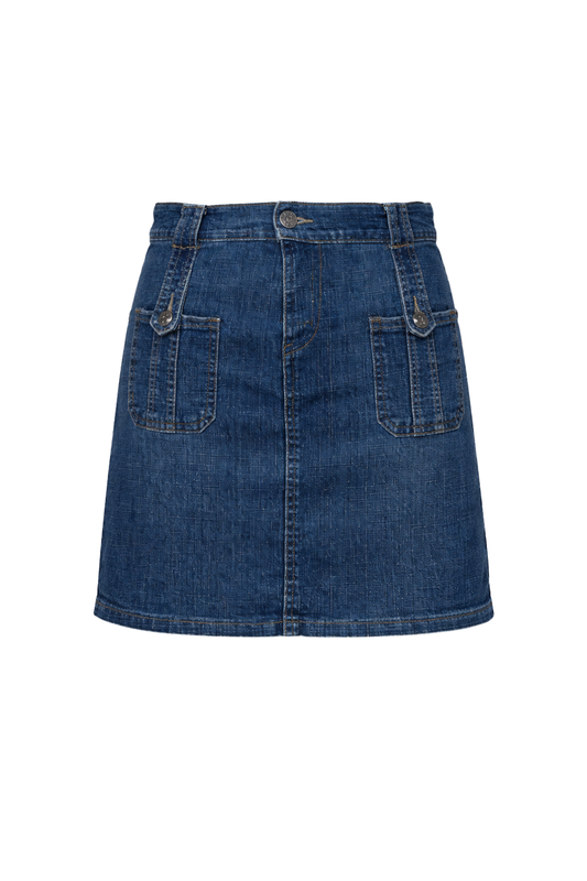 Mini Falda Denim Stretch