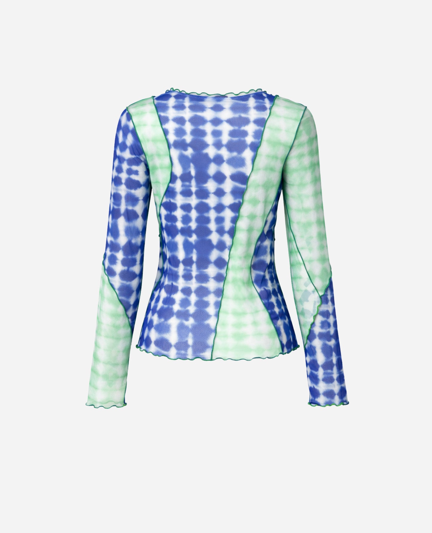 Top Zara Mesh Tie-Dye
