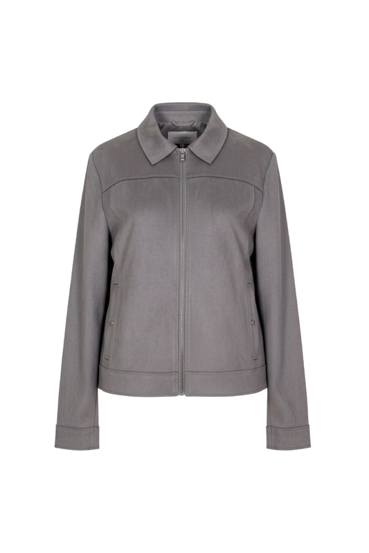 LC Waikiki Faux Suede Zip Jacket