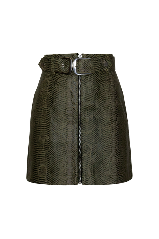 Mini Falda Topshop Snakeskin