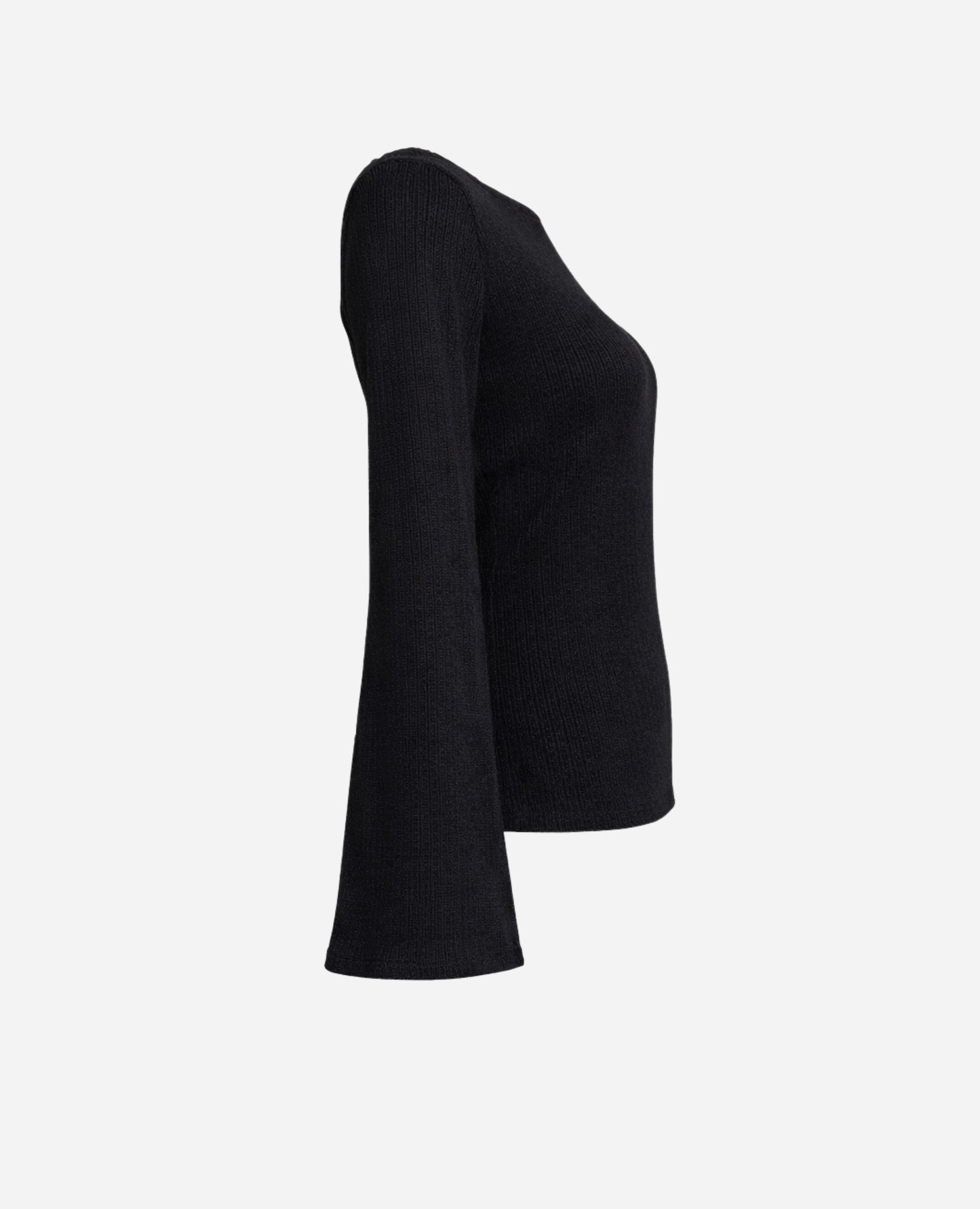 Top Bardot Rib Flare