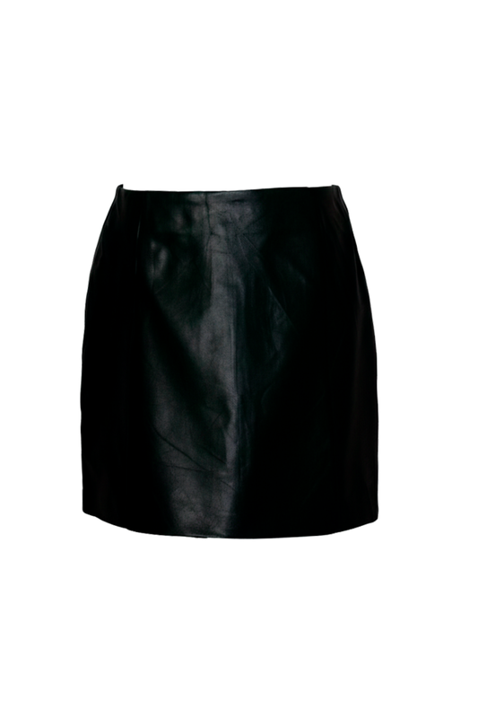 New Look Faux Leather Mini Skirt