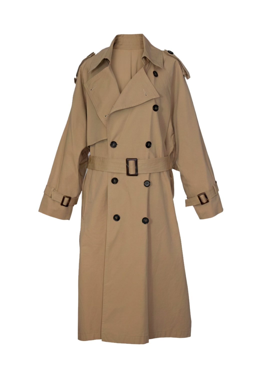 Stunning Trench Coat Beige Clásico