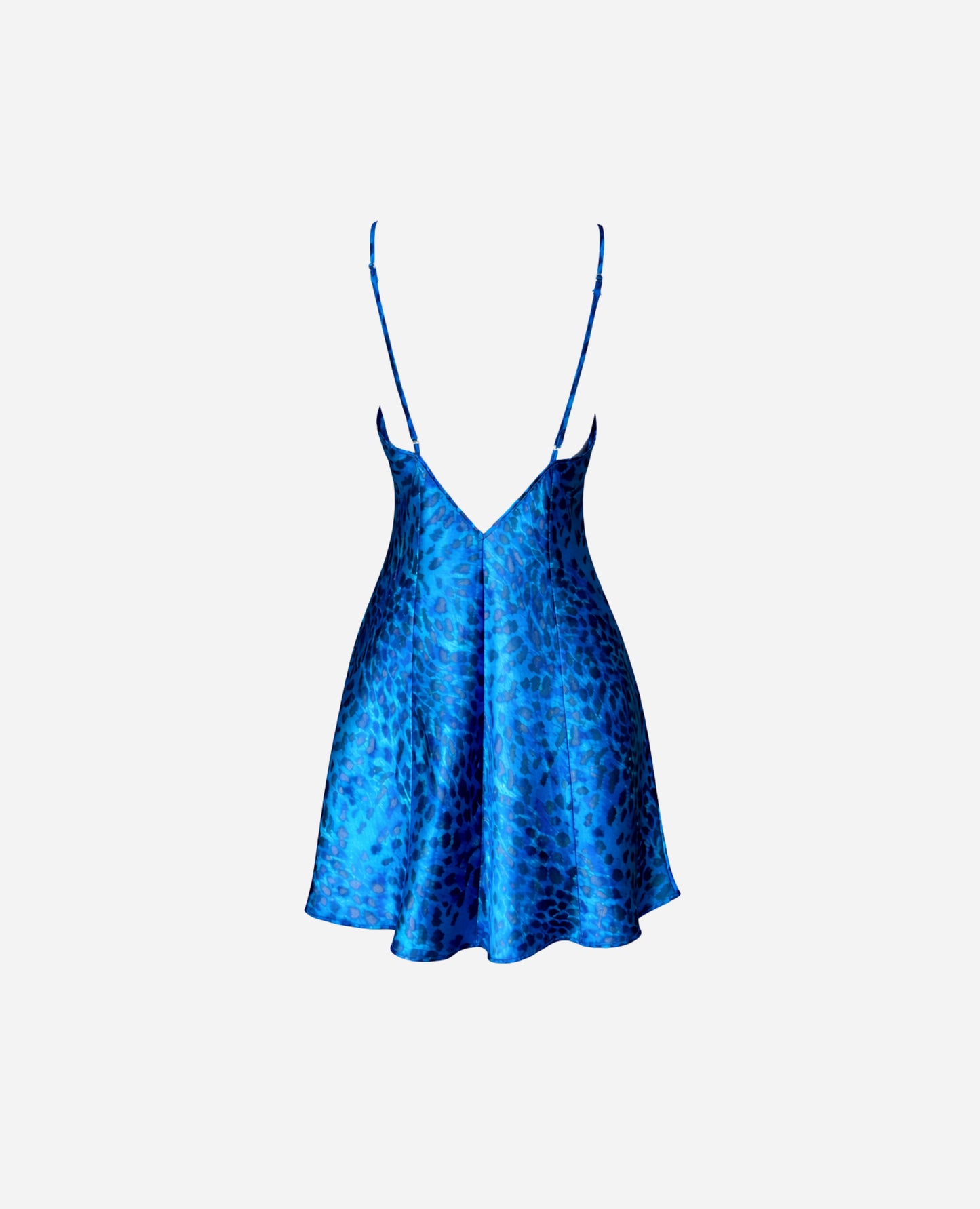 Vestido Slip Frederick´s of Hollywood Animal Print Azul