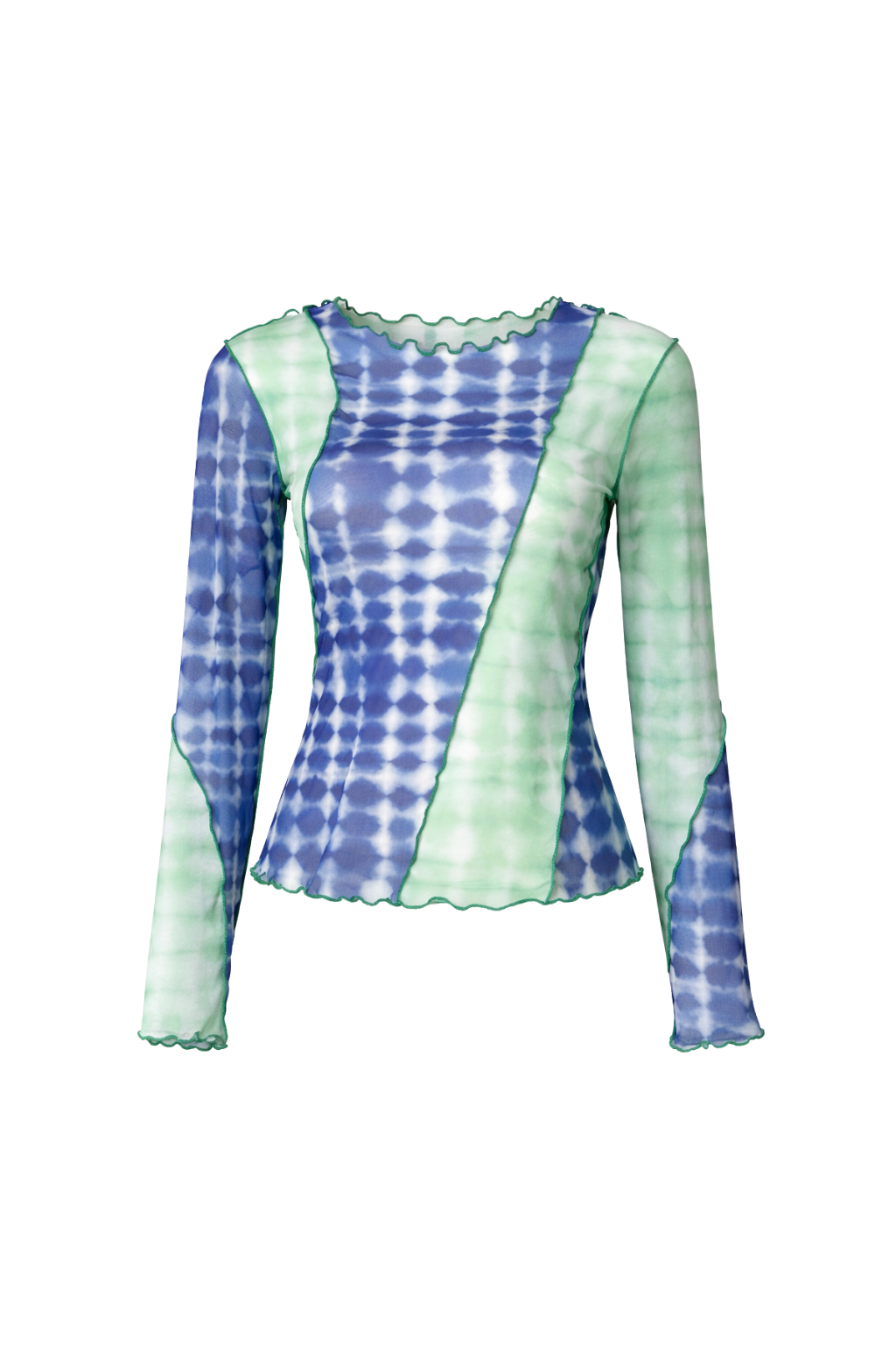 Top Zara Mesh Tie-Dye