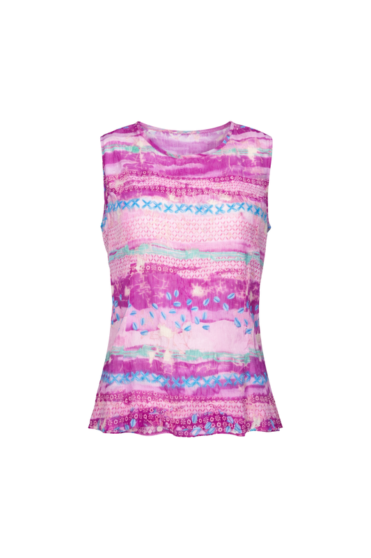 Top Vintage Sunset Print