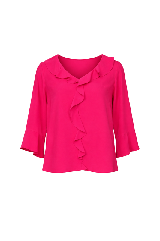 Blusa Ruffle Pink Petite de Billie & Blossom