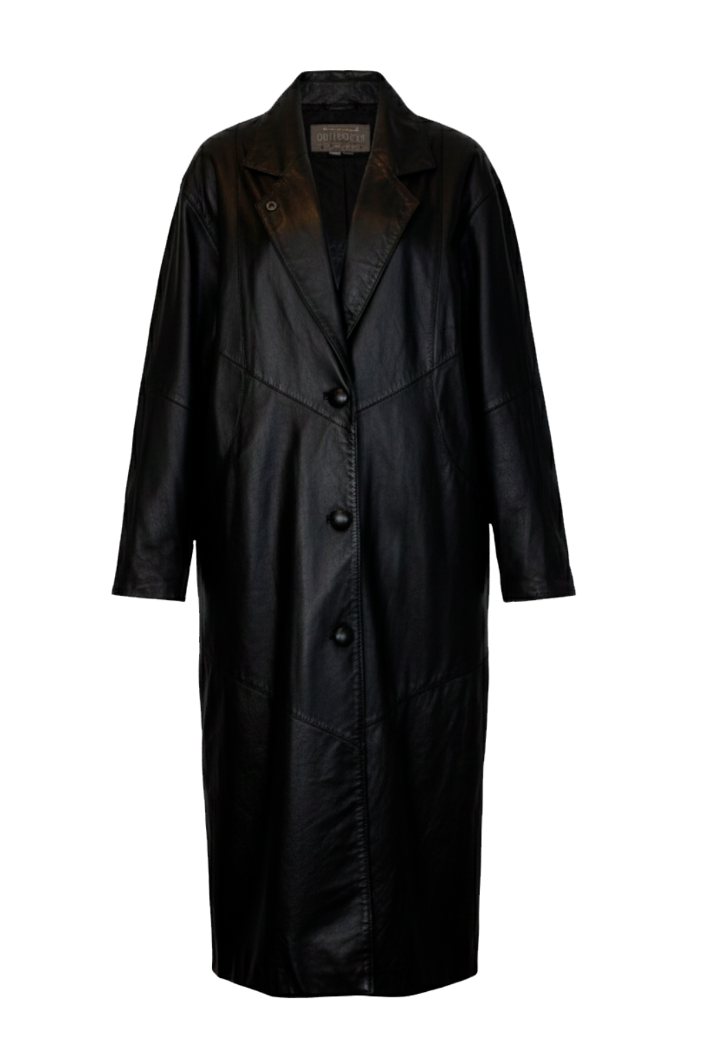 Vintage Outerwear Leather Trench