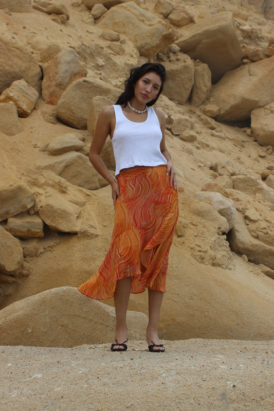 Falda Wave Amber de Judith Hart Collection