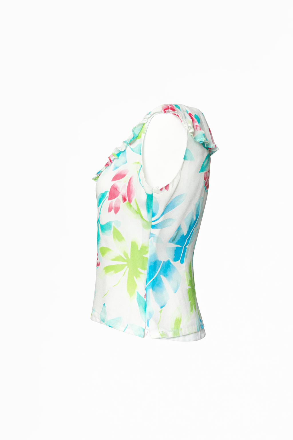 Blusa Finity Studio Silk Floral Print
