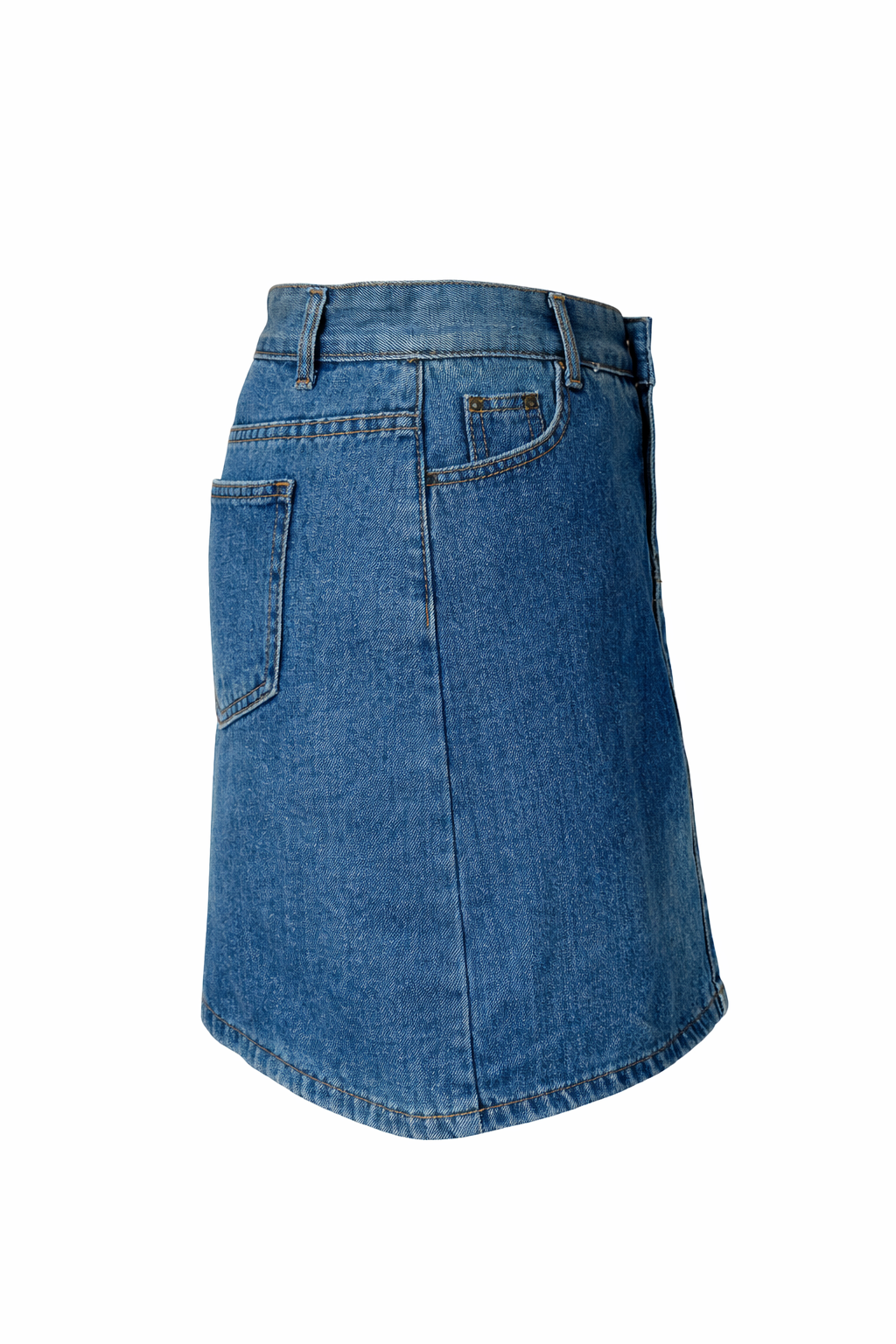 Mini Falda Denim A-Line