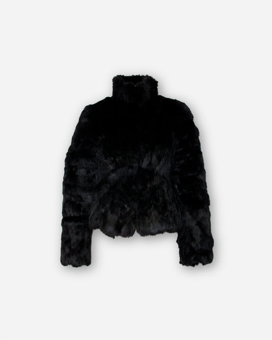 Clasico Abrigo Piel Black Cat