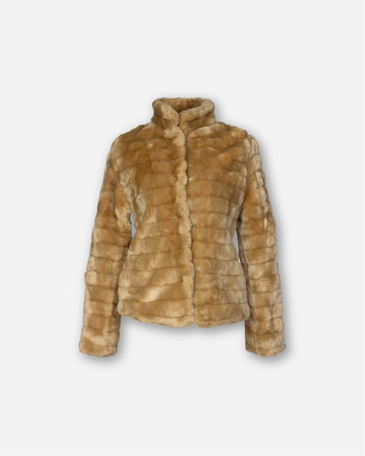 Saco Vintage Teddy Cream