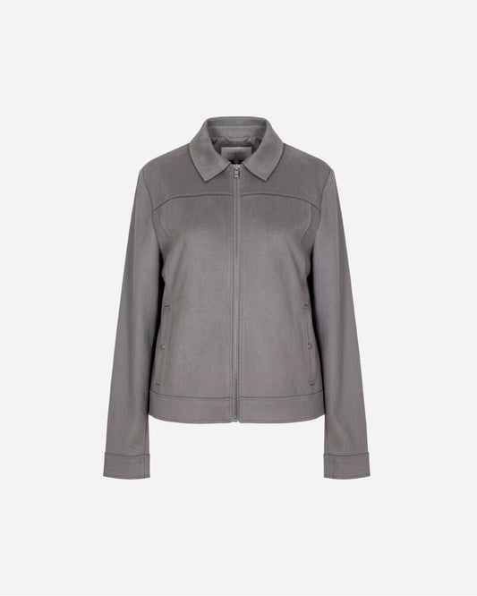 LC Waikiki Faux Suede Zip Jacket