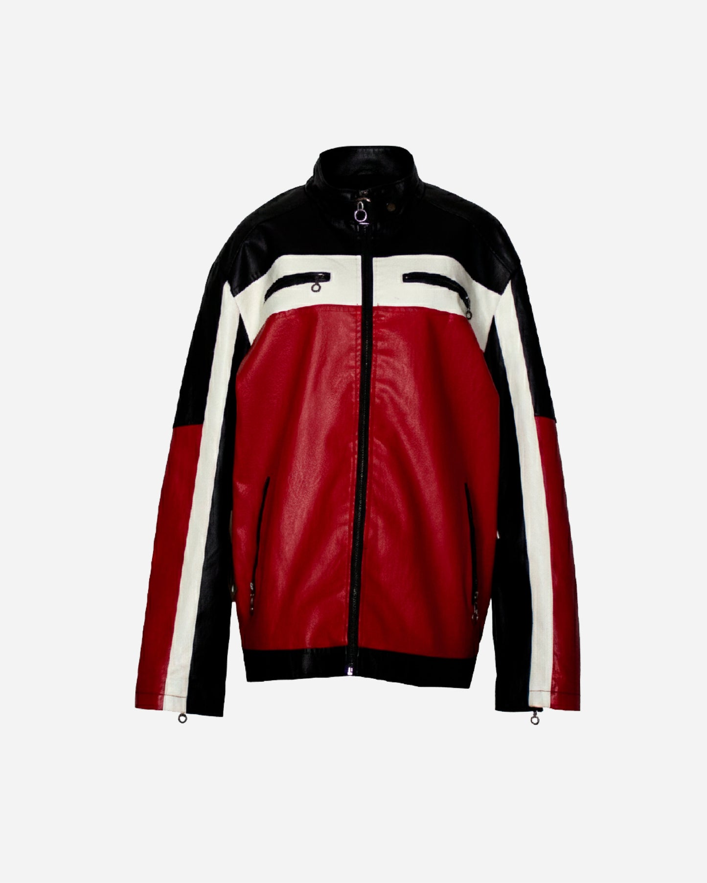 Colorblock Moto Jacket