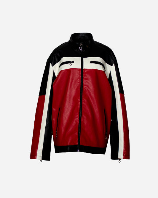 Colorblock Moto Jacket